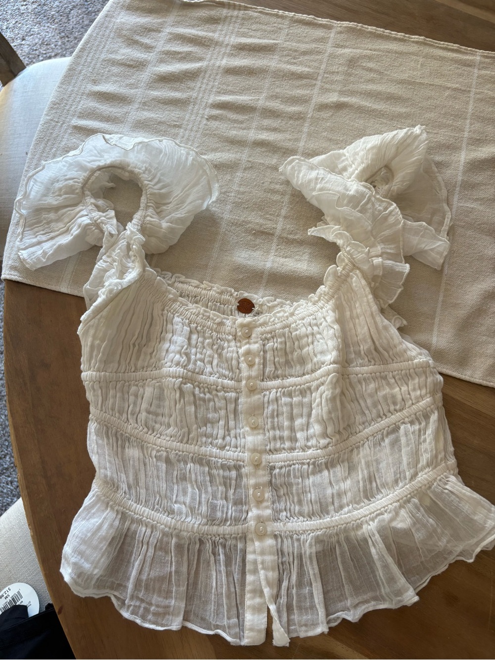 Free people ruffle tank